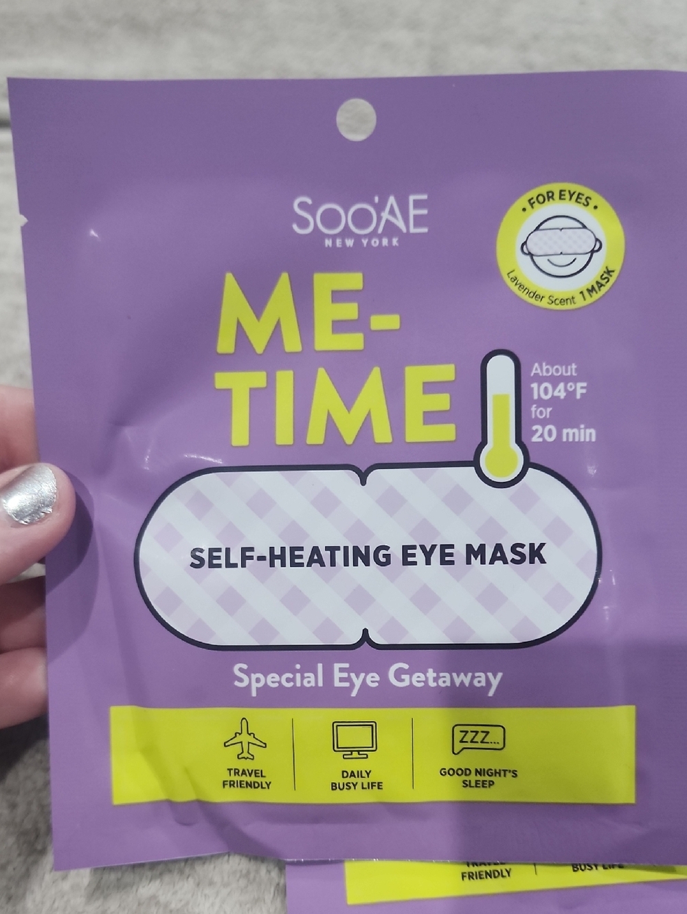 NWT Me Time Self Heating Eye Mask Bundle - Picture 2 of 2